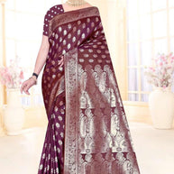 Exclusive Jacquard Silk Saree with Blouse Piece for Premium Cultural Wear | TUL-MALBARI SILK VOL-55