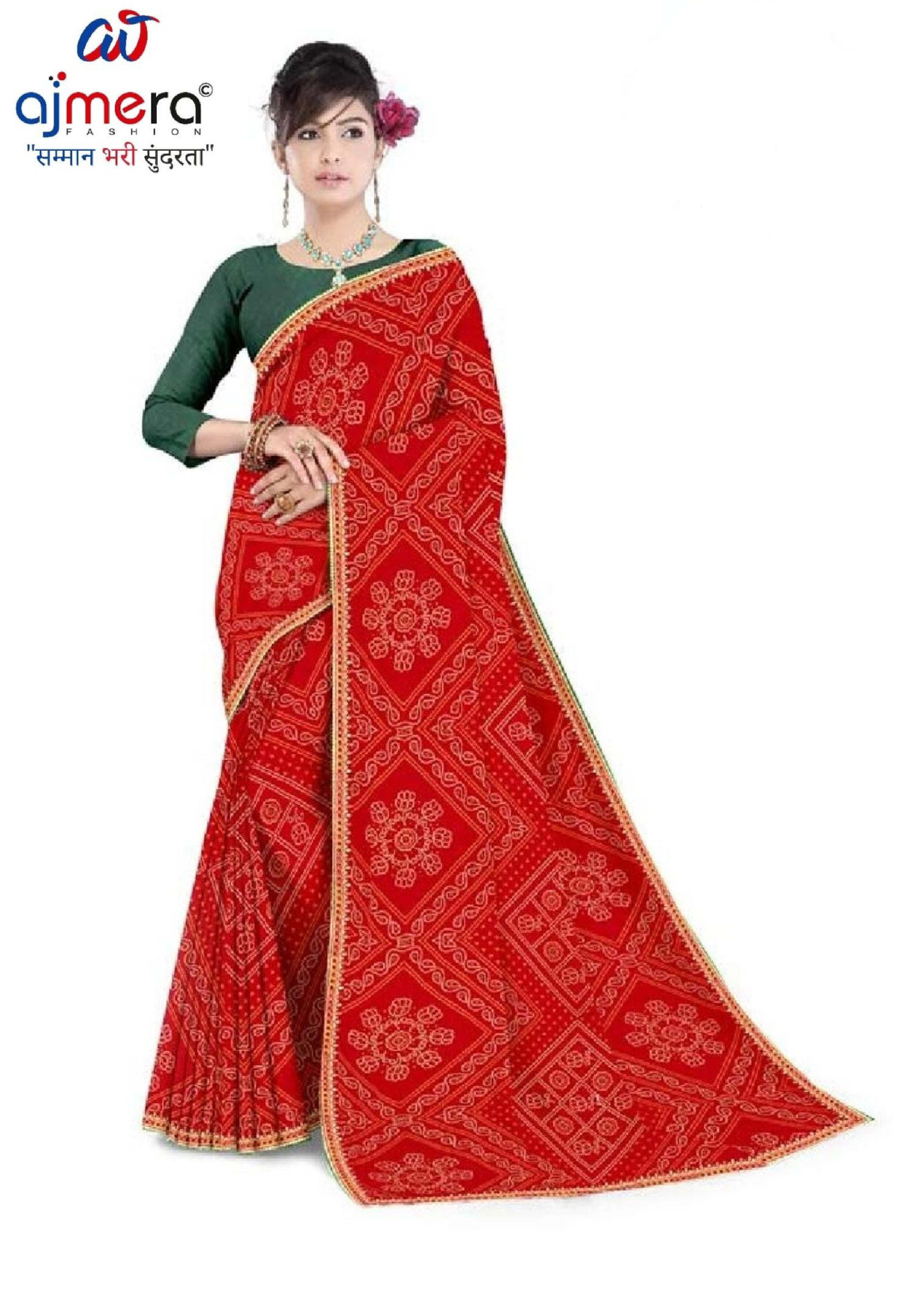 Trendy Printed Saree with Blouse Piece for Women’s Ethnic Wardrobe | TD-SAKHI