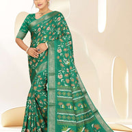 Trendy Printed Saree with Blouse Piece for Women’s Ethnic Wardrobe | RDD-VARSHINI VOL-09