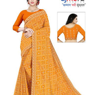 Exclusive Printed Saree with Blouse Piece for Elegant Ethnic Look | TD-KASHVI