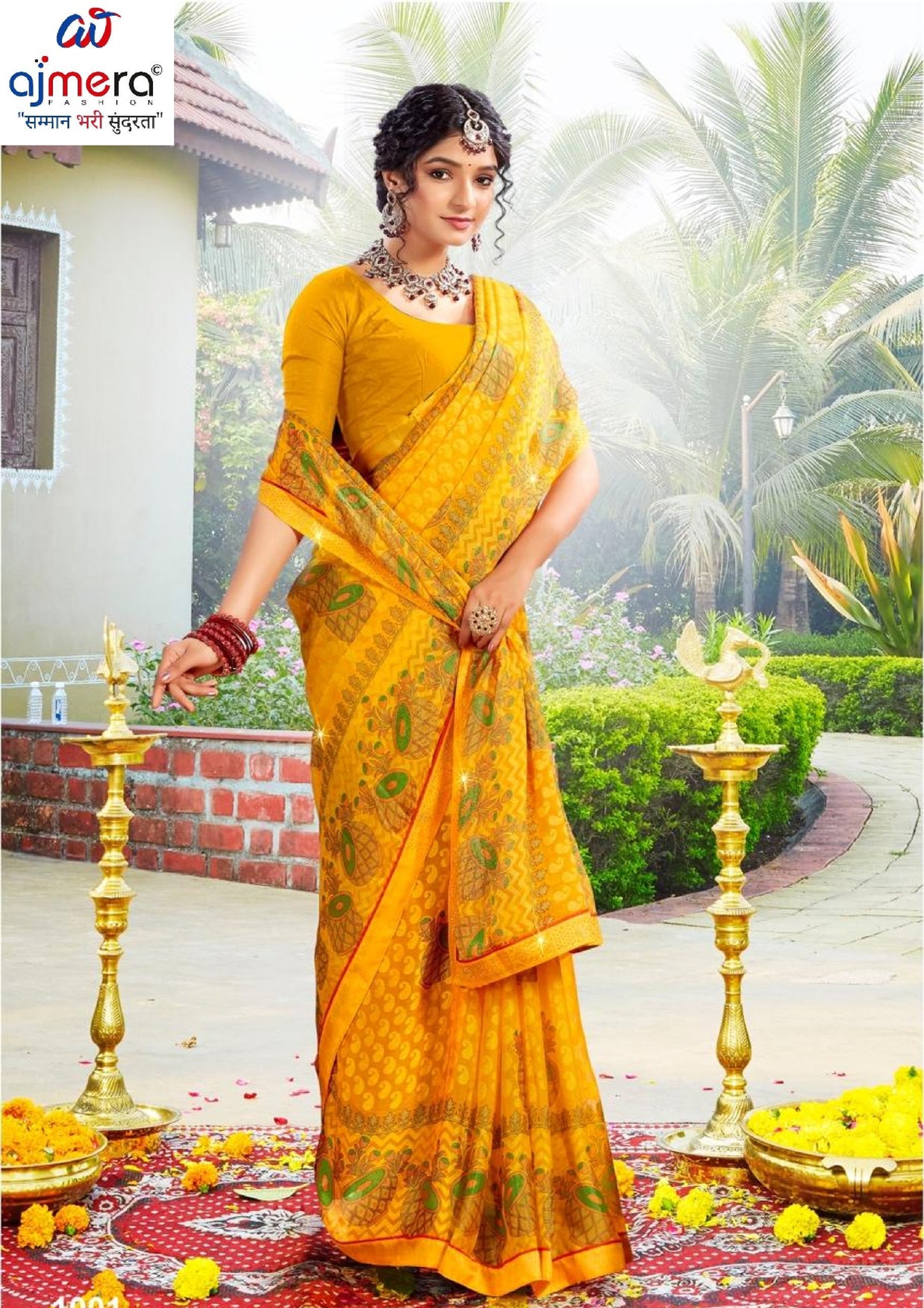 Trendy Printed Saree with Blouse Piece for Women’s Ethnic Wardrobe | PRM-BREZZA