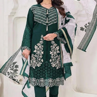 Designer Georgette Stitched Suit | FID-5191