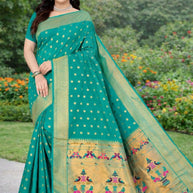 Elegant Jacquard Silk Saree with Designer Blouse Piece for Festive Elegance | DBU-KALANJALI SILK VOL-03