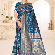 Refined Craft Jacquard Silk Saree With Blouse Piece | TUL-CLEAR SILK VOL-09