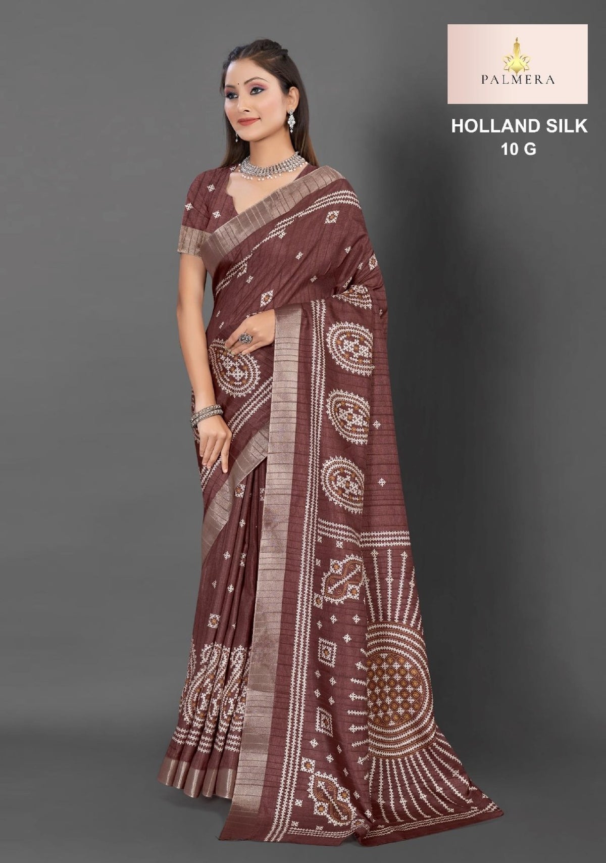 Holland Silk Handloom Silk Saree with Blouse for Premium Ethnic and Traditional Wear | ALL-HOLLAND SILK-10