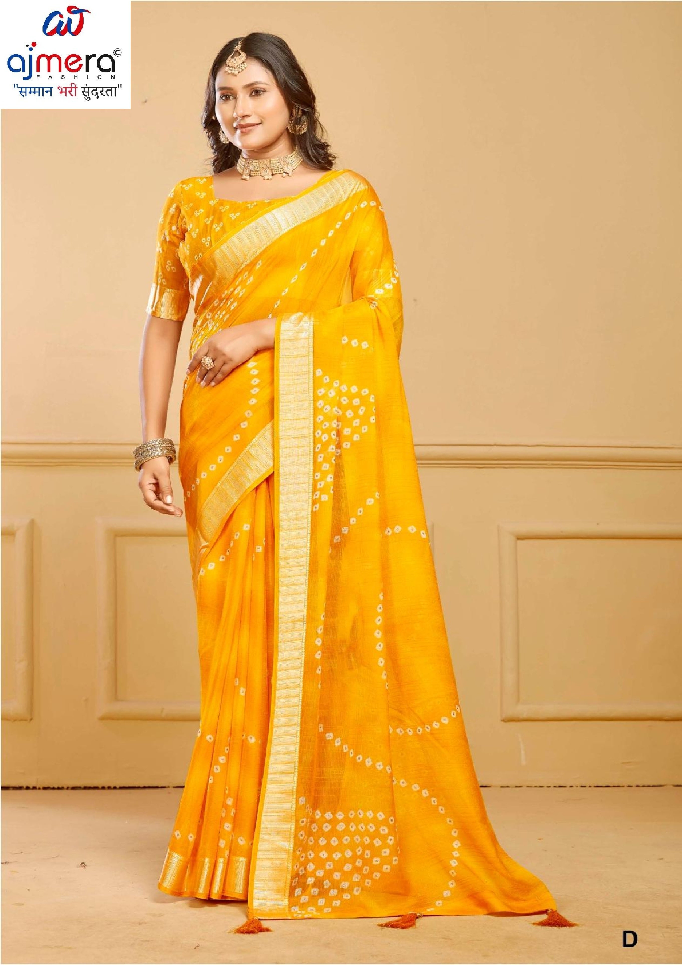 Exclusive Printed Saree with Blouse Piece for Elegant Ethnic Look  | RDD-HIMANI