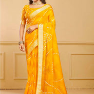 Exclusive Printed Saree with Blouse Piece for Elegant Ethnic Look  | RDD-HIMANI
