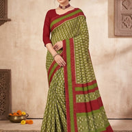 Premium Cotton Saree with Blouse Piece for Premium Ethnic and Traditional Wear | TLS-CHITRALEKHA WITH BP
