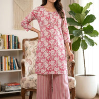 Designer Floral Style Kurti Set for Women | AAC-FLORA
