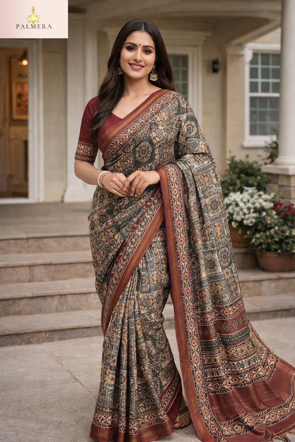 Palmera Saree Wholesaler and Palmera Saree Supplier | ALL-RESHAM JARI VOL-1