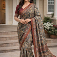 Palmera Saree Wholesaler and Palmera Saree Supplier | ALL-RESHAM JARI VOL-1