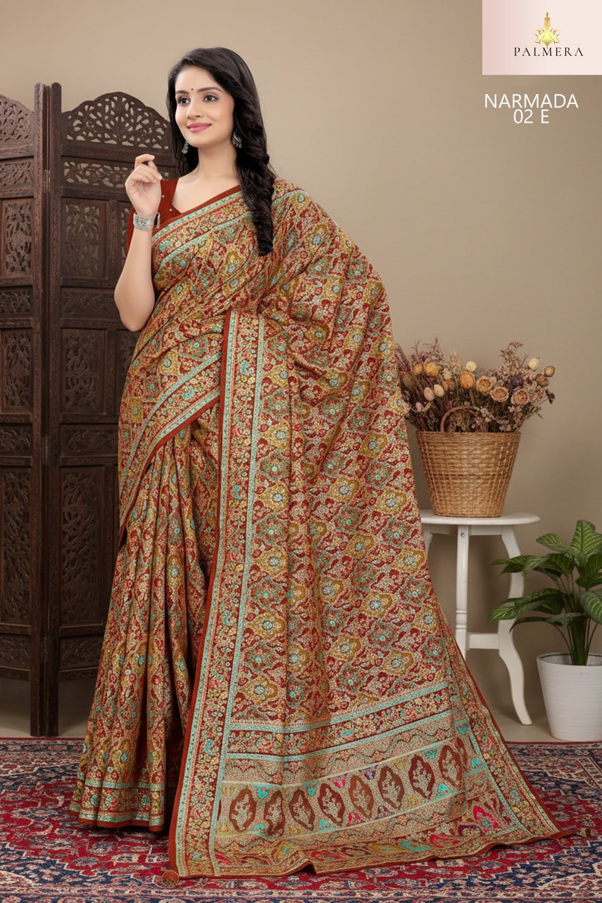 Palmera Saree Wholesaler and Palmera Saree Supplier | ALL-NARMADA-02
