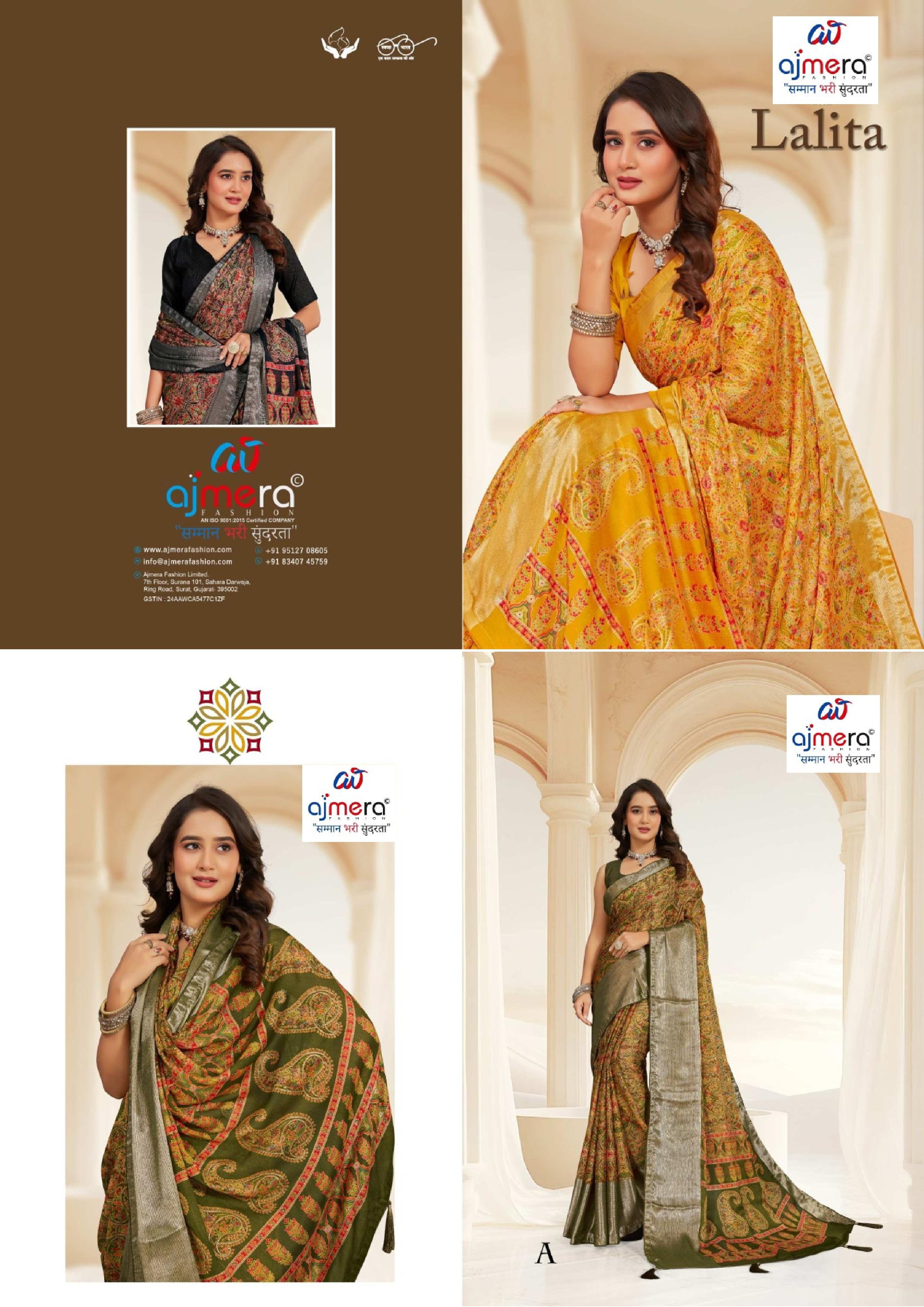 Contemporary Printed Saree with Blouse Piece for Premium Wear  | RDD-LALITA