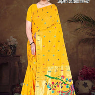 Stylish Jacquard Silk Saree with Blouse Piece for Festive Collection | TUL-SAFARI COTTON VOL-03