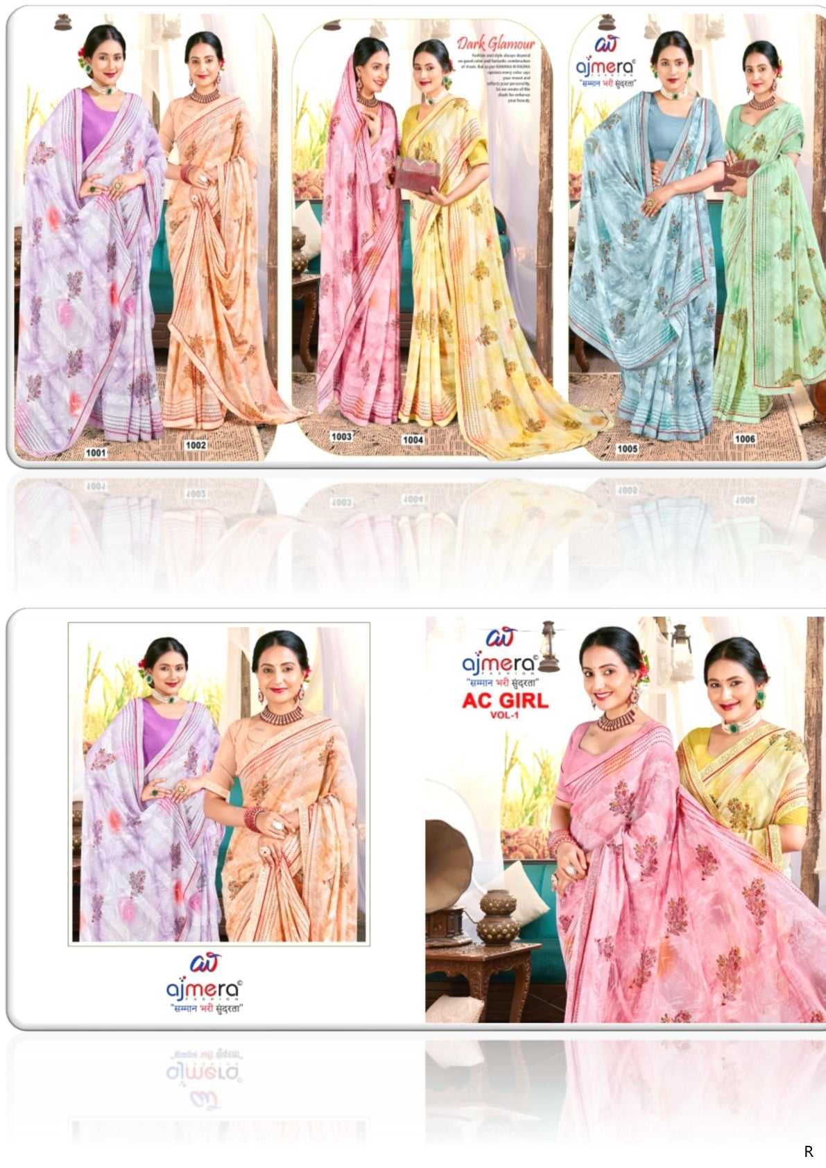 Fashionable Printed Saree with Blouse Piece for Festive Collection | PRM-AC GIRL