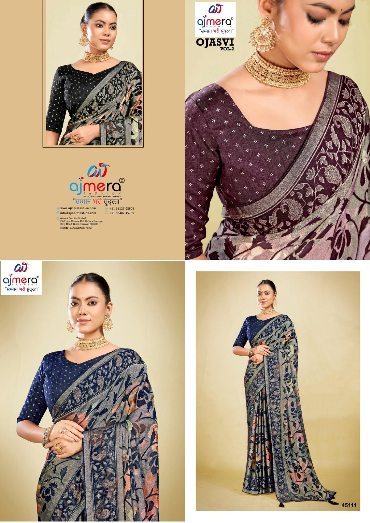 Designer Printed Saree with Blouse Piece for Special Occasions  | RDD-OJASVI VOL-2