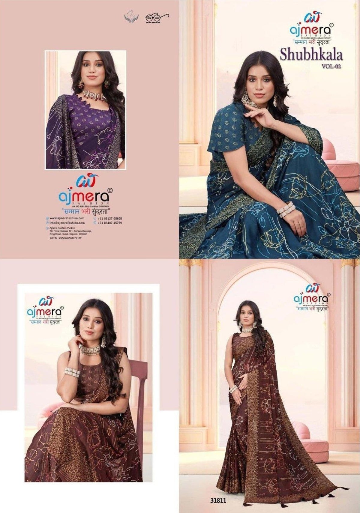Fashionable Printed Saree with Blouse Piece for Festive Collection  | RDD-SHUBHKALA VOL-02