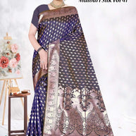 Luxury Jacquard Silk Saree with Blouse Piece for Wedding & Party Wear | TUL-MALBARI SILK VOL-41