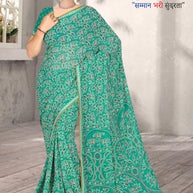 Elegant Printed Saree with Designer Blouse Piece for Festive Wear  | VER-HEERA-46508