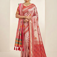 Party Wear Jacquard Silk Saree With Blouse Piece | KDT-LEISHA