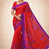 Printed Print Loose Saree without Blouse for Premium Ethnic and Traditional Wear | AA-LALLANTOP