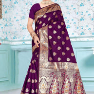 Fashionable Jacquard Silk Saree with Blouse Piece for Special Events | TUL-CLEAR SILK VOL-02