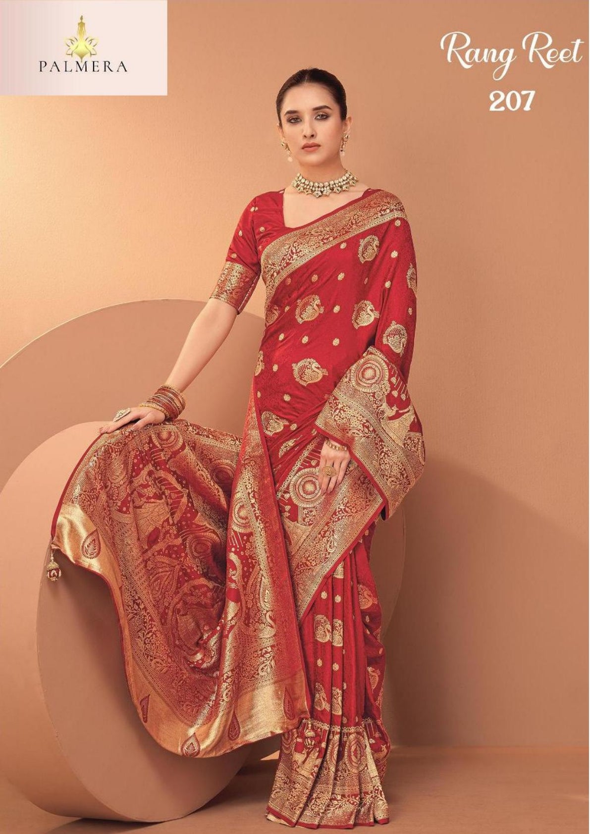 Palmera Saree Manufacturer and Palmera Saree Supplier | ALL-RANG REET VOL-02