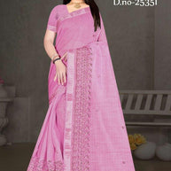 Classic Craft Jacquard Silk Saree With Blouse Piece | MTE-25351