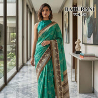 Contemporary Printed Saree with Blouse Piece for Premium Wear | RMF-BAHURANI VOL-6