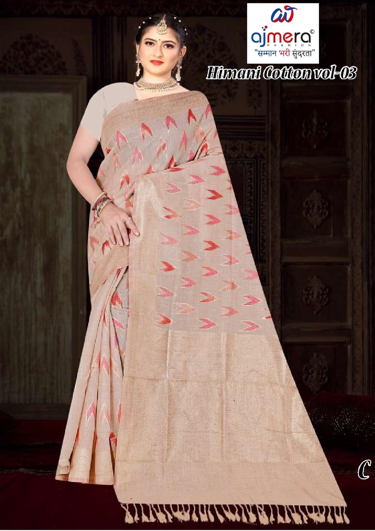 Fashionable Jacquard Silk Saree with Blouse Piece for Special Events | TUL-HIMANI COTTON VOL-03