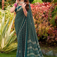 Elegant Printed Saree with Designer Blouse Piece for Festive Wear | VDT-DISCO-10