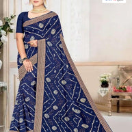 Trendy Printed Saree with Blouse Piece for Women’s Ethnic Wardrobe | GPT-GURUDEV