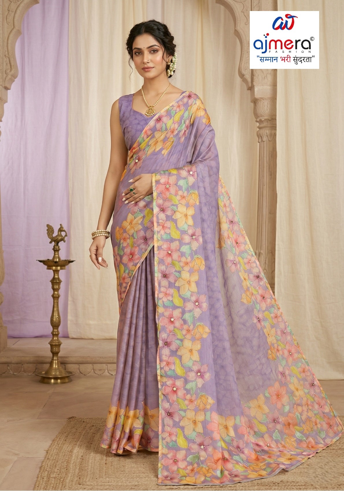Trendy Printed Saree with Blouse Piece for Women’s Ethnic Wardrobe  | RMF-SAANVIKA VOL-2