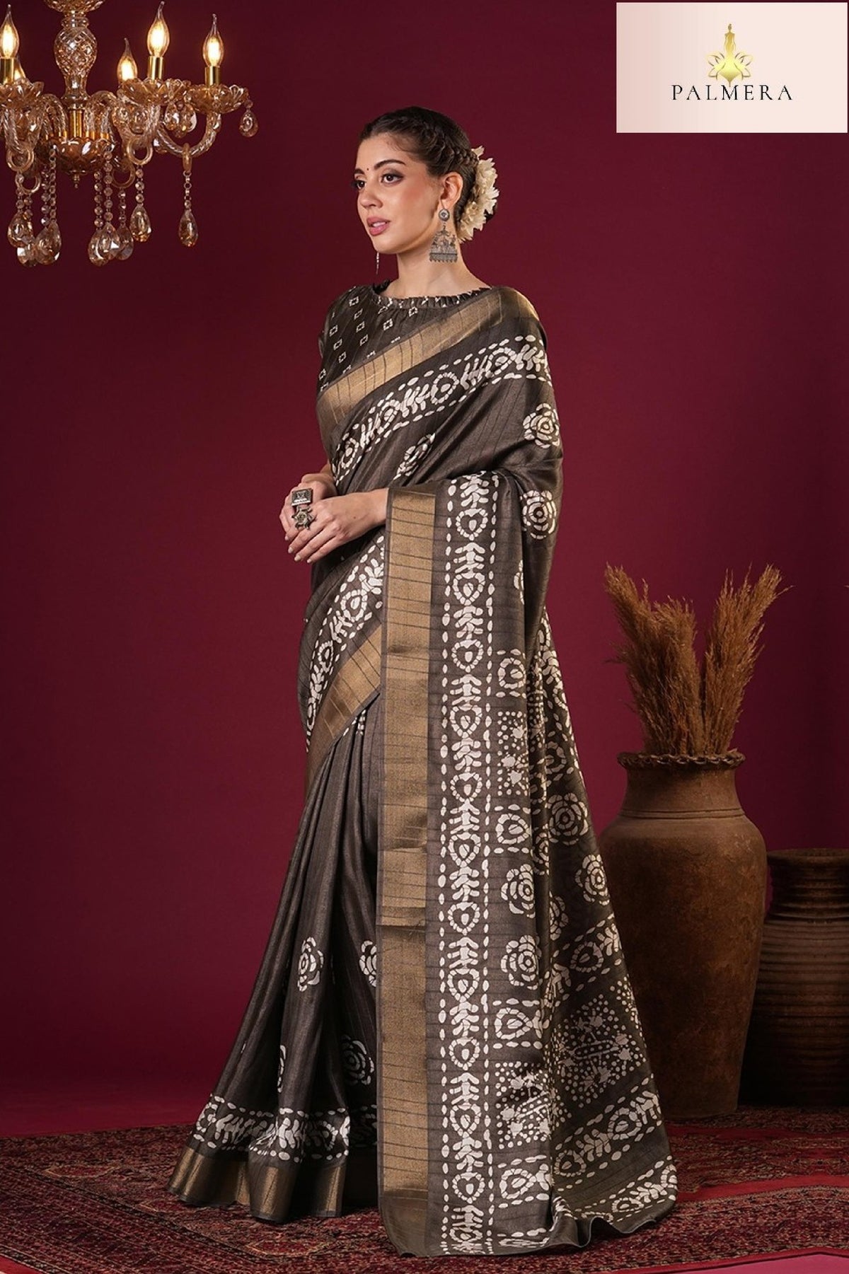 Holland Silk Handloom Silk Saree with Blouse for Premium Ethnic and Traditional Wear | ALL-HOLLAND SILK-100