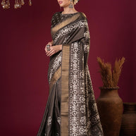 Holland Silk Handloom Silk Saree with Blouse for Premium Ethnic and Traditional Wear | ALL-HOLLAND SILK-100
