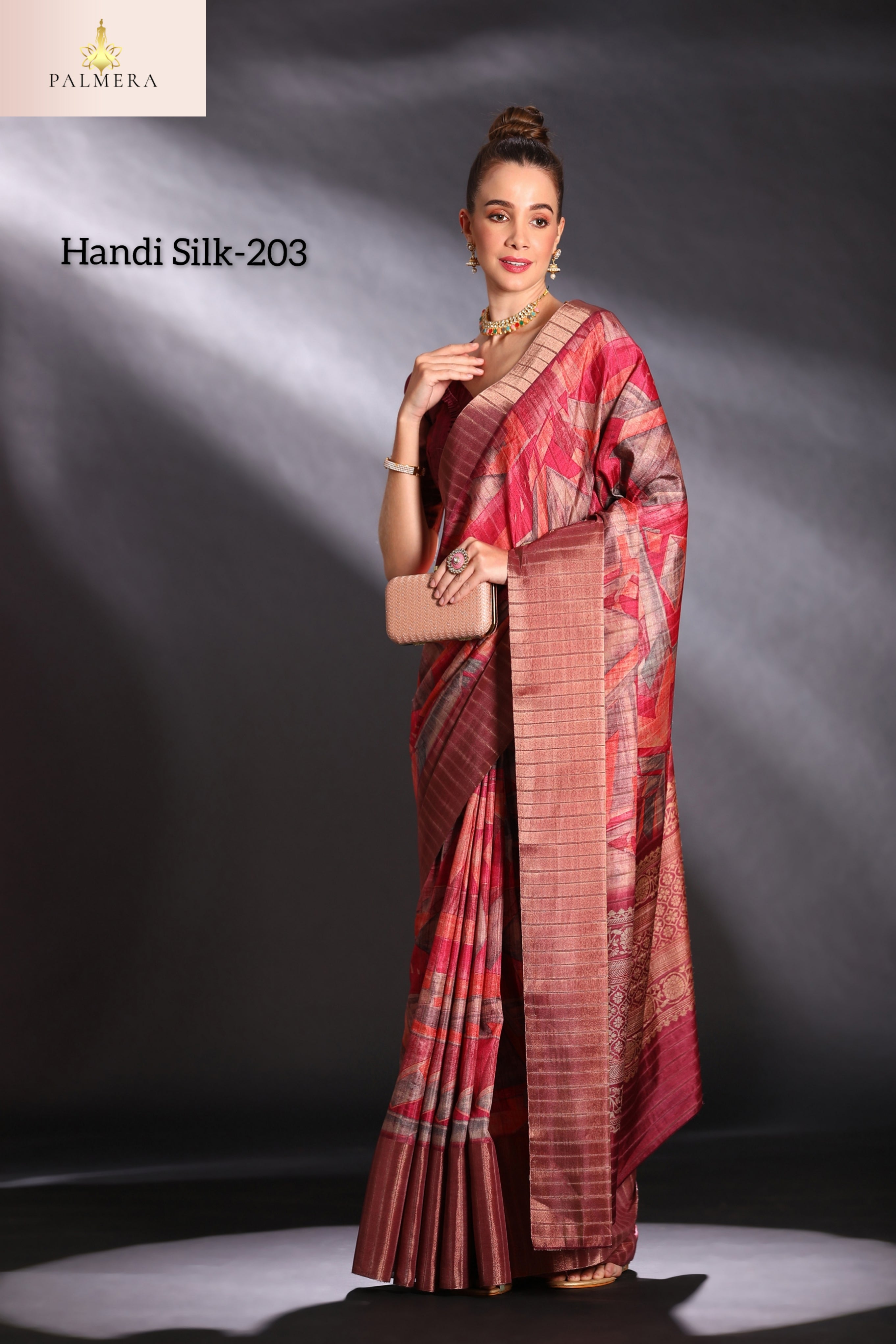 Handi Silk Handloom Silk Saree with Blouse for Premium Ethnic and Traditional Wear | ALL-HANDI SILK VOL-02