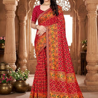 Vichitra Print Loose Saree with Blouse for Premium Ethnic and Traditional Wear | TTS-AKSARA VOL-39