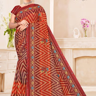 Stylish Printed Saree with Blouse Piece for Traditional Celebrations  | SNR-DHURANDHAR