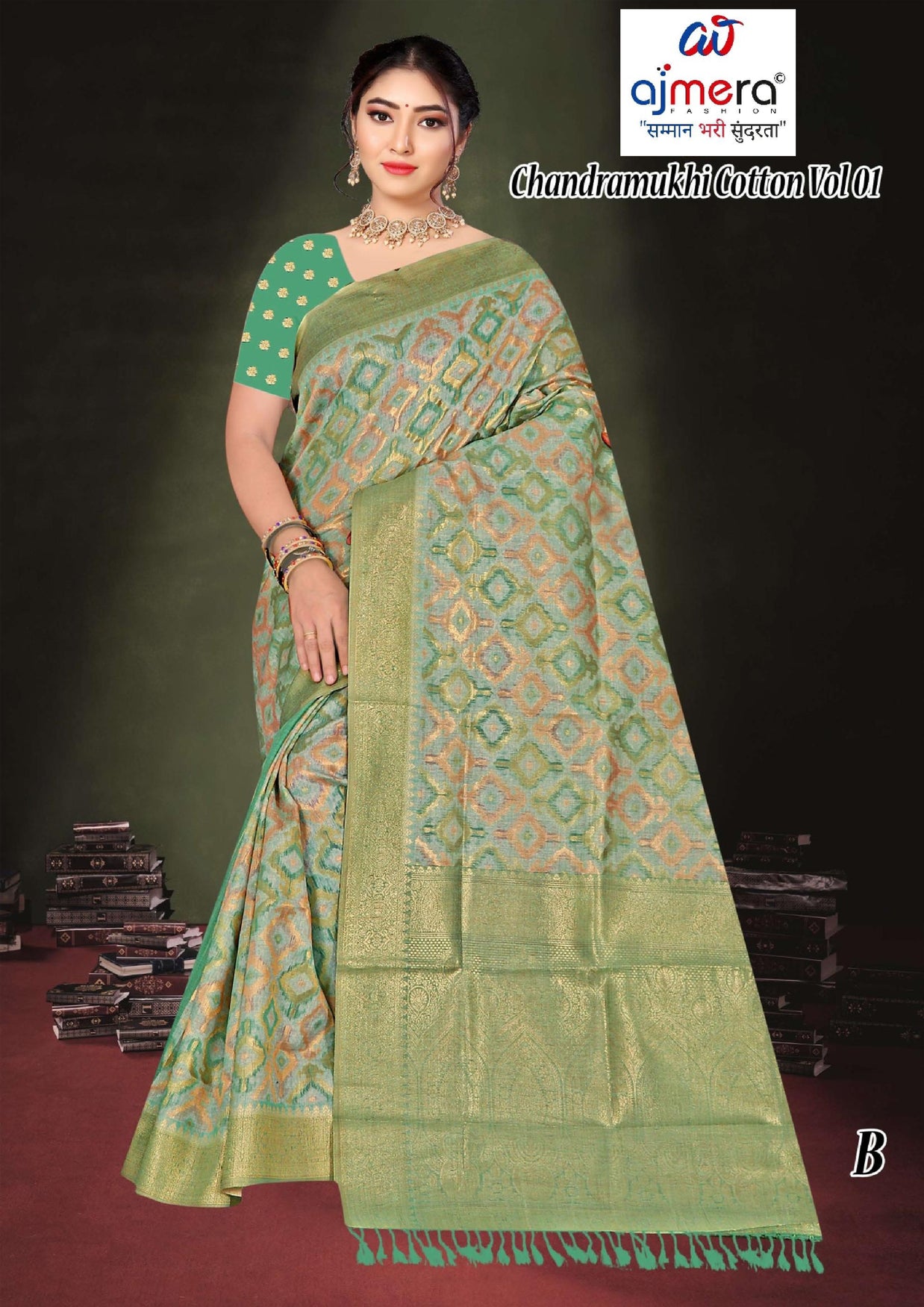 Stylish Jacquard Silk Saree with Blouse Piece for Festive Collection | TUL-CHANDRAMUKHI COTTON VOL-01