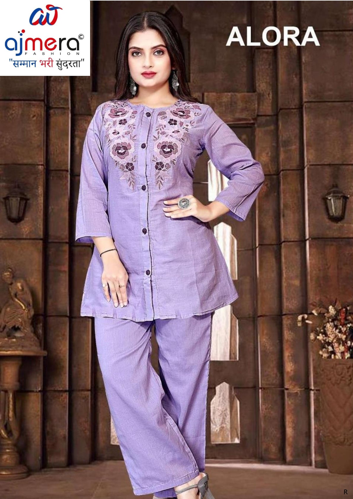 Designer Contemporary Co-Ord Kurti Set for Women | SMY-ALORA