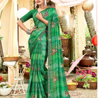 Classic Printed Saree with Blouse Piece for Timeless Traditional Style | PRM-THREE GOLI