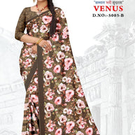 Contemporary Printed Saree with Blouse Piece for Premium Wear | GLC-VENUS