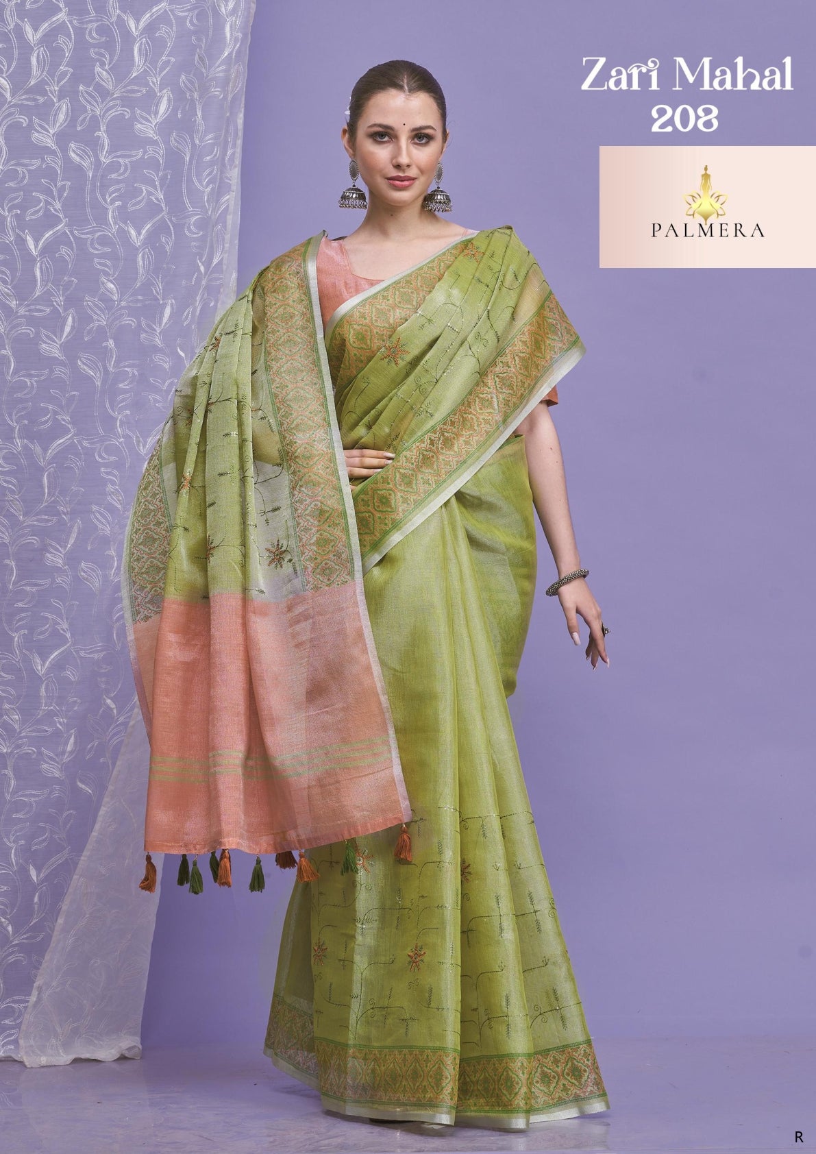 Palmera Saree Wholesaler and Palmera Saree Supplier | ALL-ZARI MAHAL VOL-02
