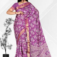Exclusive Printed Saree with Blouse Piece for Elegant Ethnic Look | VER-NEELAM-48480