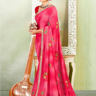 Elegant Printed Saree with Designer Blouse Piece for Festive Wear | PRM-HIRAMOTI