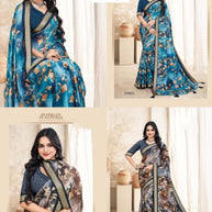 Fashionable Printed Saree with Blouse Piece for Festive Collection | RDD-REKHA