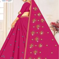 Traditional Cotton Saree with Without Blouse for Premium Ethnic and Traditional Wear | PJA-JUGNOO