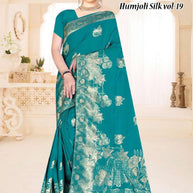 Premium Jacquard Silk Saree With Blouse Piece | TUL-HUMJOLI SILK VOL-19