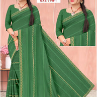 Printed Dyed Matching Saree with Blouse Piece for Premium Ethnic and Traditional Wear | RAL-VPM-1