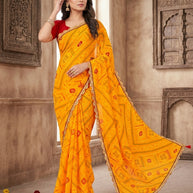 Beautiful Printed Saree with Blouse Piece for Cultural Celebrations | JS-LAVYA